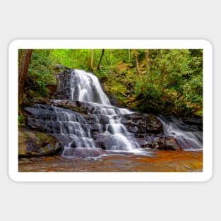 Laurel Falls in the Great Smoky Mountains Sticker